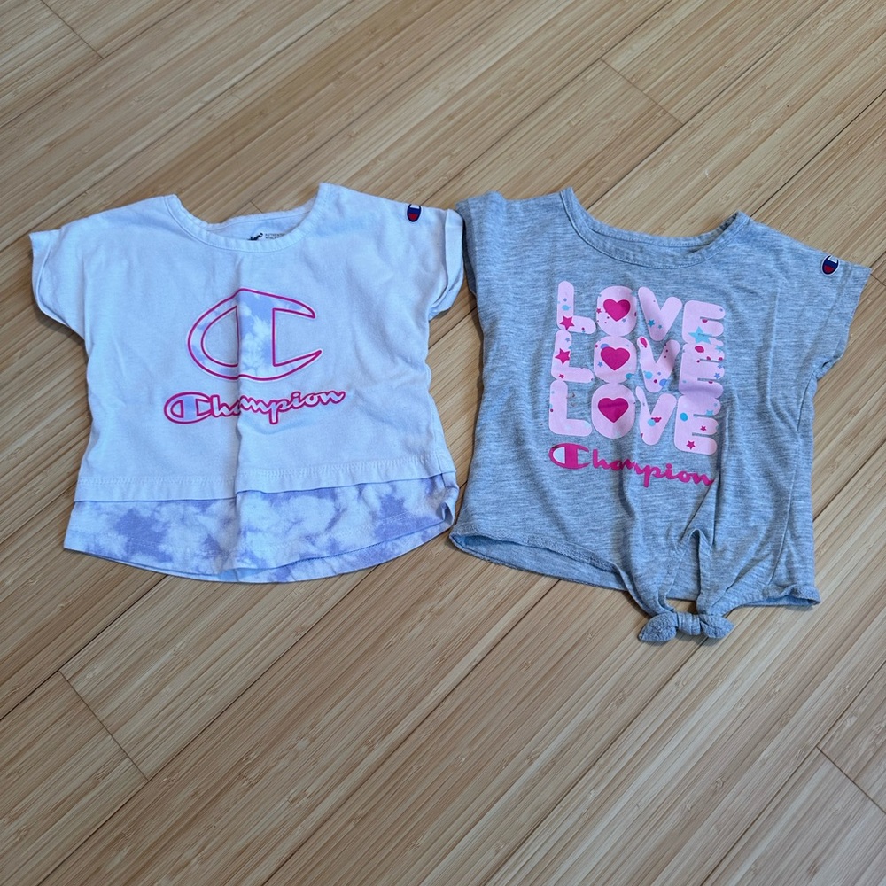 Set of Champion shirts. Size 18 months